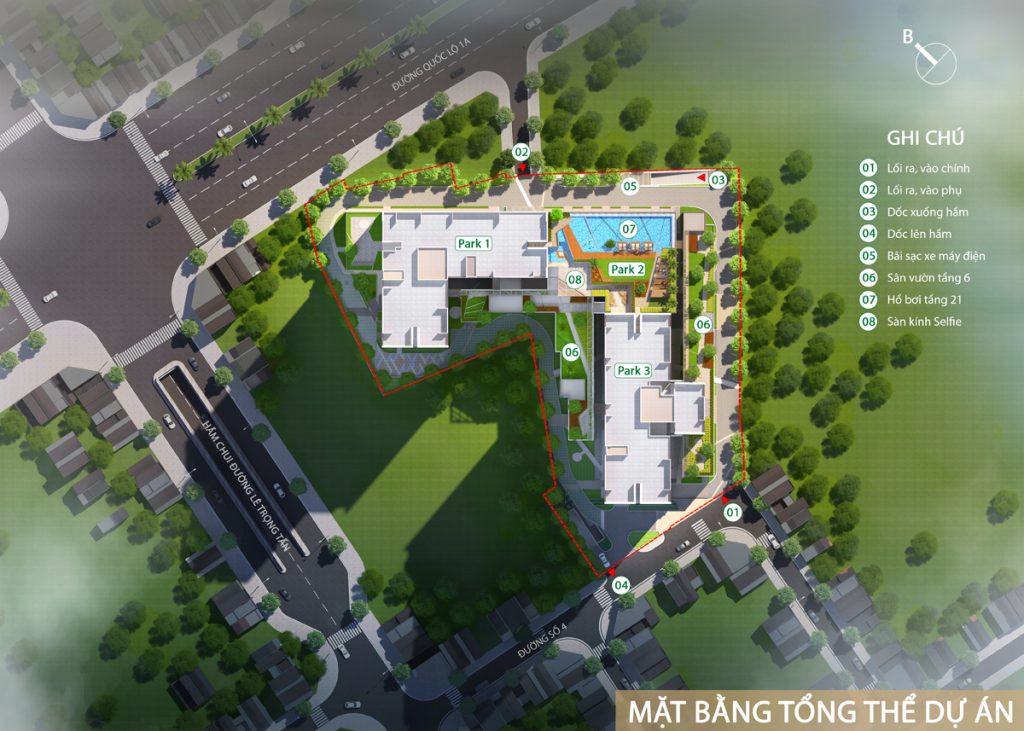 Mặt bằng tầng NOXH Lý Thường Kiệt